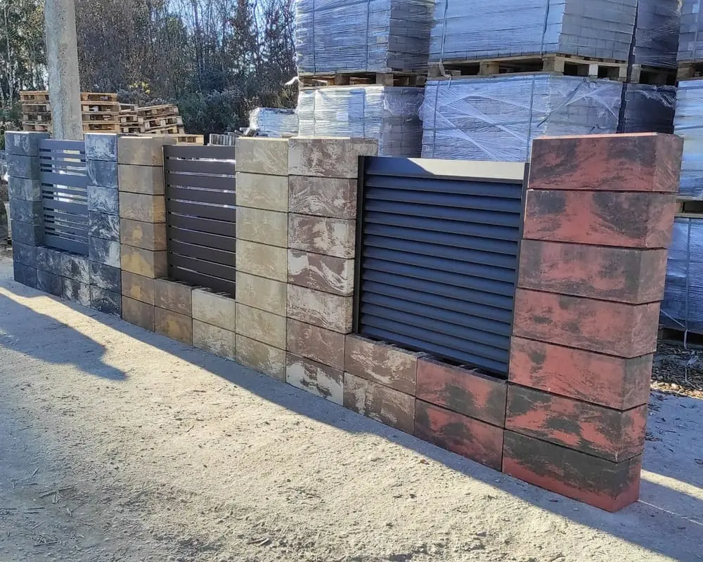 Бетонные блоки для забора FaBrick 500 х 200 x 200мм