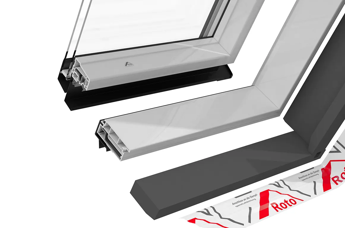 ROTO Designo R49 K из ПВХ с термо-блоком WD