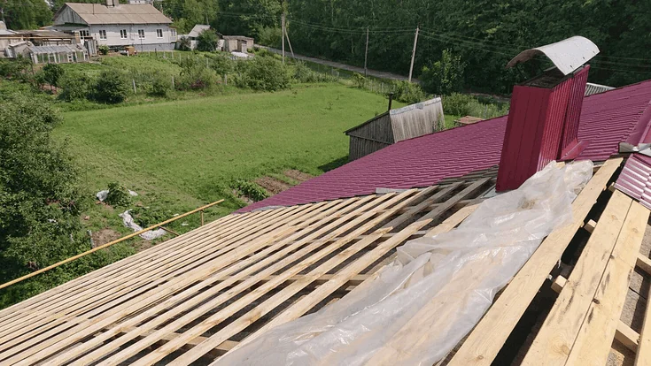 Замена старой кровли-1